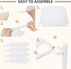 STORAGE MANIAC Sweater Drying Rack, Mesh Clothes Drying Rack, Stackable Laundry - Image 6