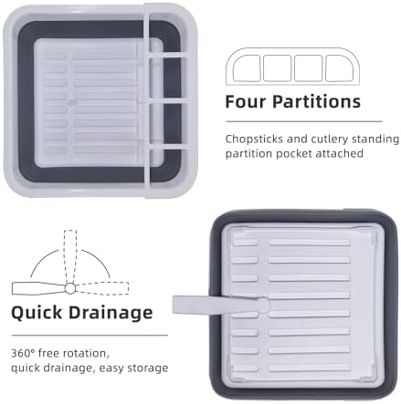THANSTAR Collapsible Dish Drying Rack - Image 3