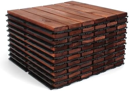 Acacia Deck Tiles Interlocking Outdoor Flooring - Image 4
