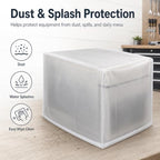 Custom Frosted PVC Dust Cover, Made to Size, Zipper Drawstring - Image 2