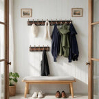 SKOLOO Rustic Wall Mounted Coat Rack - Image 2