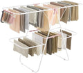SONGMICS Clothes Drying Rack, Foldable 2-Level Stee Laundry Drying Rack by SONGMICSbySONGMICSHOME