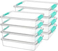 Vtopmart 8 Pack 6 Qt Plastic Storage Bins by Vtopmart