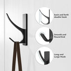 pickpiff Matt Black Self-Adhesive Hook, 13LB Hanger - Image 5