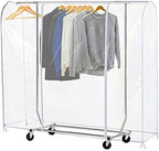 Ruibo Clear Garment Rack Cover Dustproof Clothes Rack Cover by Ruibo