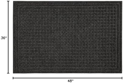 Mohawk Home Entryway Door Mat 3' x 4' All Weather Doormat Outdoor Non Slip - Image 2