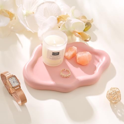 CCINPPY Ceramic Cloud Jewelry Tray Trinket Dish Key Bowl Nightstand Decor - Image 3