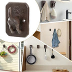 1 Pack Rustic Cast Iron Dog Leash Holder Wall Hook, Heavy Duty Wall Mount Hook - Image 7