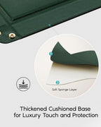 VLANDO Valet Tray, Foldable PU Leather Catchall Tray - Image 3
