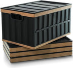 Citylife 4PC 64L Collapsible Storage Bins by CITYLIFEHomeOrganization