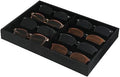 Julysky Sunglass Organizer Tray, 8 Grids Watch Holder Display Jewelry Tray by Julysky