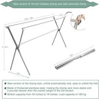 AZK Clothes Drying Rack Foldable Portable Design - Image 4
