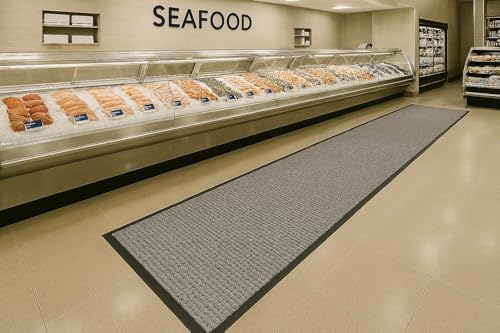 Guardian WaterGuard Indoor/Outdoor Wiper Scraper Floor Mat, Rubber/Nylon - Image 2