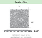 12" x 12" Interlocking Deck Tiles, All-Weather Plastic Outdoor Flooring - Image 5