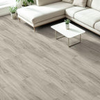 Art3d 24-Pack Click-Lock Wood SPC Floor Planks, 24 x 6 Inch, Light Grey Oak - Image 3