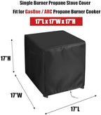 Single Burner Propane Stove Cover Fit - Image 2