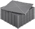 VEVOR Interlocking Drainage Mat, 12” x 12” Modular Interlocking Cushion by VEVOR