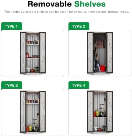AECOJOY Outdoor Storage Cabinet Waterproof - Image 3