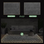 GENIMO Outdoor Rug, Waterproof Plastic Rugs - Image 6