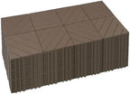 216 PCS Plastic Interlocking Deck Patio Tiles by Mapleyard