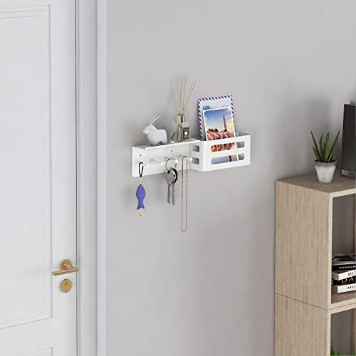 MKO Key Holder Wall Mount, Adhesive Key Hanger - Image 5