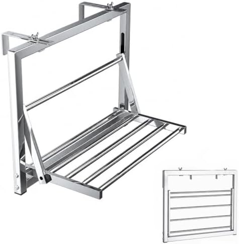 Balcony Portable Clothes Drying Rack, No Drill//Multipurpose//Space Saving by Unknown