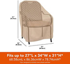 Modern Leisure Basics Patio Chair Cover - Image 2