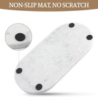 Koville Bianco Carrara Marble Tray, Catchall - Image 6