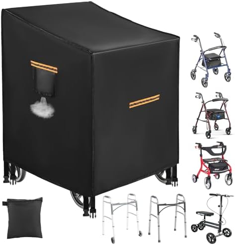Rollator Walker Cover Waterproof, Heavy Duty 420D by GRABADO