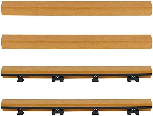 1 in. x 1 ft. Quick Deck Composite Deck Tile Straight Trim - Image 2