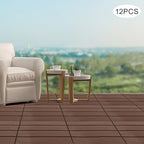 Interlocking Deck Tiles for Balcony, 12 x 12 Inch Waterproof & Weatherproof - Image 4