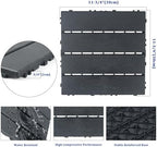 Plastic Interlocking Deck Tiles 27 Pack 12"x12" | Non-Slip Tool-Free Waterproof - Image 2