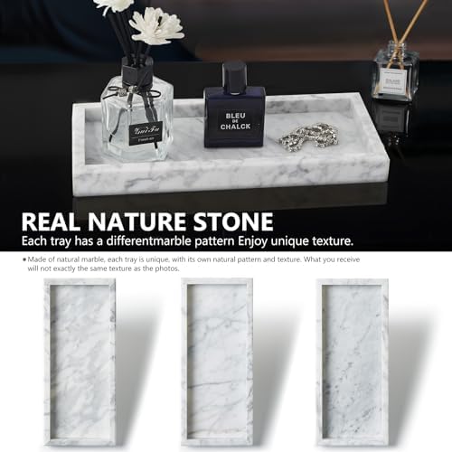 Real Natural Small Marble Tray for Bathroom, Kitchen Counter - Image 4