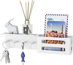 MKO Key Holder Wall Mount, Adhesive Key Hanger by MKO