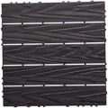 Transform Your Space with 68-Pack 11.42" x11.42” Plastic Interlocking Deck Tiles by QUAOPEFURN
