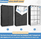 Wire Rack Covers, Heavy Duty 600D Dustproof Waterproof Storage Rack Covers - Image 5