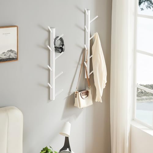 TIOPGHAD 2-Pack Vertical Wall Mount Coat Rack - Image 6
