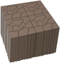 108 PCS Plastic Interlocking Deck Patio Tiles by Mapleyard