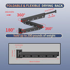 wall Mounted Clothes Drying Folding Hanger Rack - Image 6