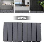 Plastic Interlocking Deck Tiles, Waterproof Outdoor Flooring All Weather Use - Image 6