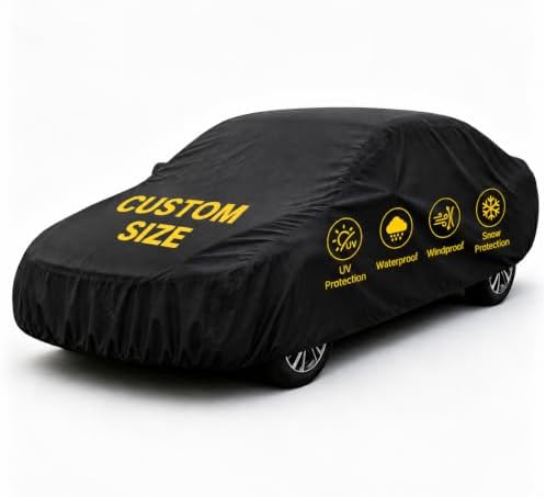 Custom Car Dust Covers Waterproof Outdoor Equipment Covers by Unknown