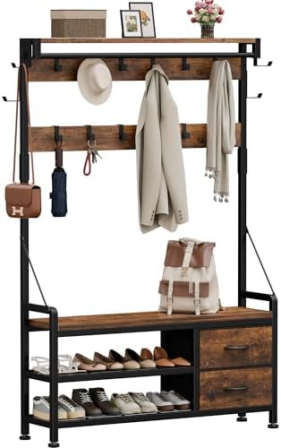 Lulive Coat Rack, 39.4” Hall Tree by Lulive