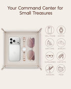 VLANDO Valet Tray Leather Catchall Tray - Image 2