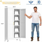 GAIOUS 71" Tall Metal Storage Cabinet - Image 2