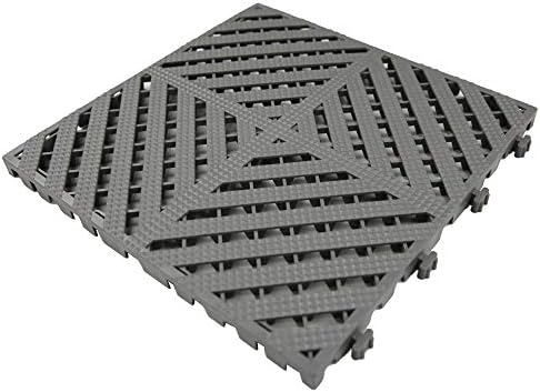 RevTime Modular Interlocking Deck Tile 13"x13"x3/4" Heavy Duty by RevTime
