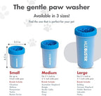 Dexas Small Dog Paw Cleaner, Pro Blue, Paw Washer - Image 3
