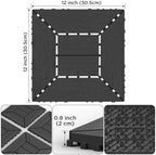 44 Pack Interlocking Deck Tiles, All-Weather Outdoor Deck Tiles - Image 2