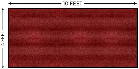 LuxUrux Striped Red Door Mat - Image 2