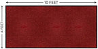 LuxUrux Striped Red Door Mat - Image 2