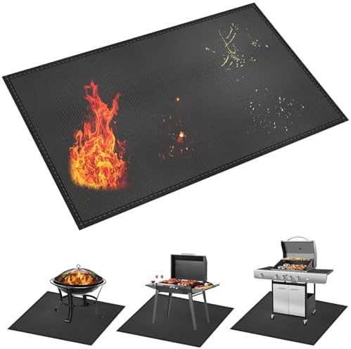 kanhiro Large 65 x 48 inches Under Grill Mat by KANHIRO